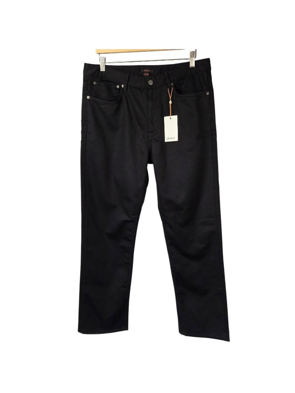 Quince Comfort Stretch Traveler 5 Pocket Pant Black Sz 32x30
